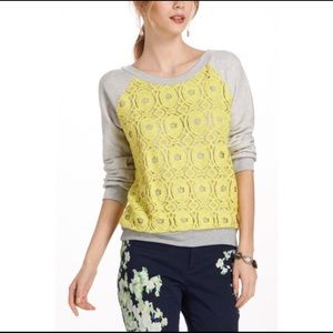 Anthropologie Medallion Pullover